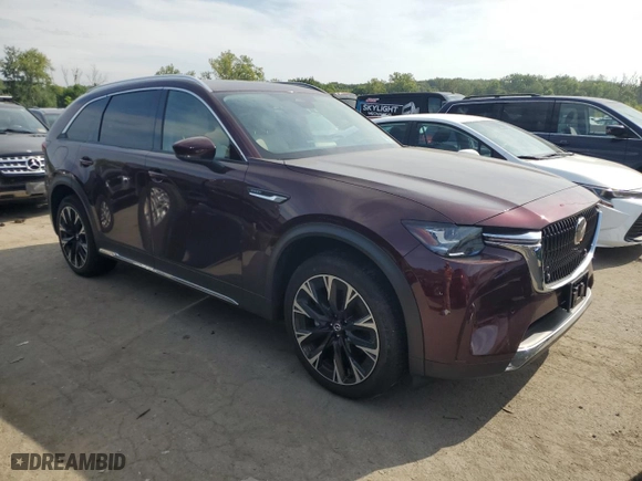 2024 Mazda CX-90 PHEV Premium with VIN JM3KKDHA2R1103944, listed as a Copart auction lot 69036774 with NaN miles and Salvage Title. Bid and sale history available at carsss.com. Image 4.