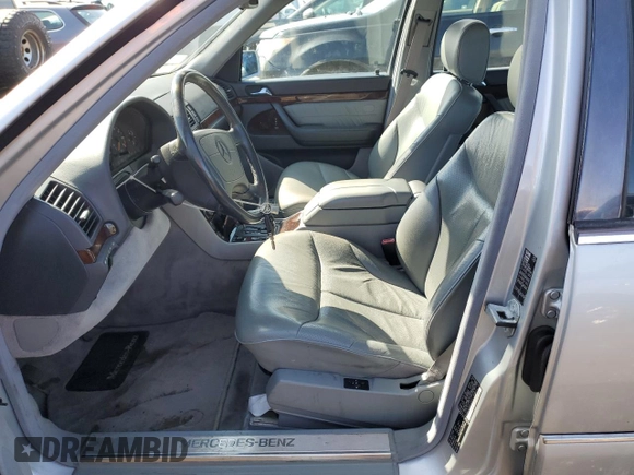 1999 Mercedes-Benz S-Class with VIN WDBGA43G8XA409278, listed as a Copart auction lot 50004695 with 113,570 mi miles and Clean Title. Bid and sale history available at carsss.com. Image 7.