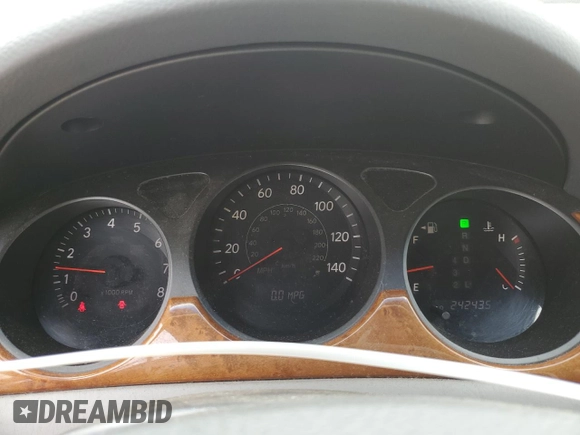 2005 Lexus ES 350 with VIN JTHBA30GX55077763, listed as a Copart auction lot 51572075 with 242,435 mi miles and Salvage Title. Bid and sale history available at DreamBid. Image 9.