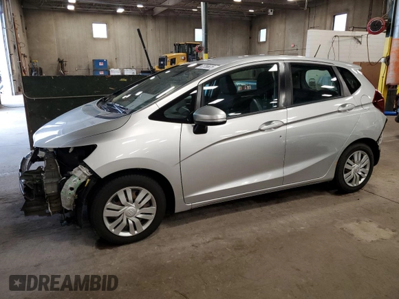 2015 Honda Fit LX with VIN 3HGGK5H55FM711979, listed as a Copart auction lot 62756625 with 79,345 mi miles and Salvage title. Bid and sale history available at DreamBid. Image 1.