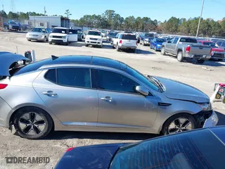 2013 Kia Optima Hybrid EX with VIN KNAGM4AD8D5039338, listed as a IAAI auction lot 41077342 with 1 mi miles. Bid and sale history available at carsss.com. Image 12.