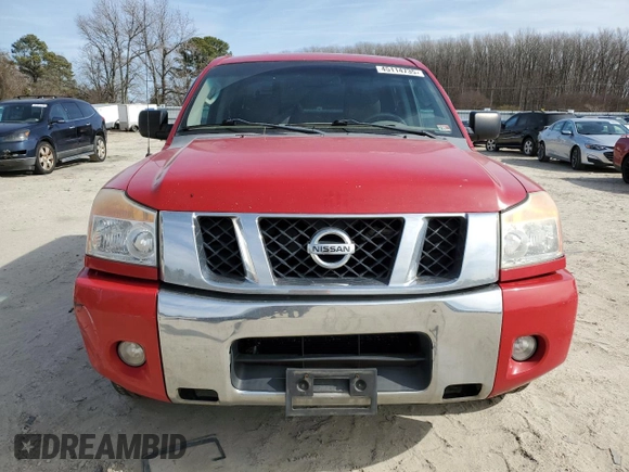 2011 Nissan Titan SV with VIN 1N6BA0ED0BN304630, listed as a Copart auction lot 45114735 with 168,368 mi miles and Clean Title. Bid and sale history available at DreamBid. Image 5.
