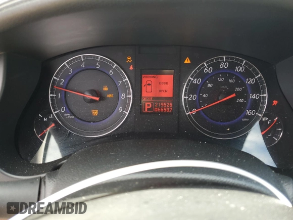 2009 Infiniti EX Journey with VIN JNKAJ09F59M951257, listed as a Copart auction lot 56629665 with 219,526 mi miles and Clean title. Bid and sale history available at DreamBid. Image 9.