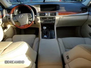 2017 Lexus LS with VIN JTHBL5EF5H5145462, listed as a Copart auction lot 74207494 with 0 mi miles and Salvage Title. Bid and sale history available at carsss.com. Image 8.