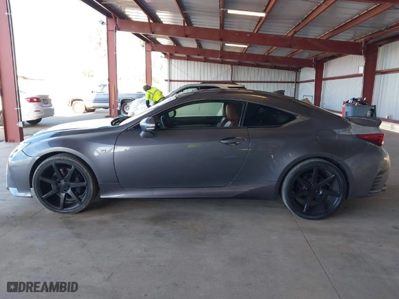 2015 Lexus RC 350 with VIN JTHHE5BC8F5003098, listed as a IAAI auction lot 41712949 with NaN miles. Bid and sale history available at carsss.com. Image 14.