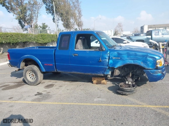2002 Ford Ranger XL Fleet with VIN 1FTYR44UX2PA36799, listed as a IAAI auction lot 41450469 with 231,984 mi miles. Bid and sale history available at carsss.com. Image 13.