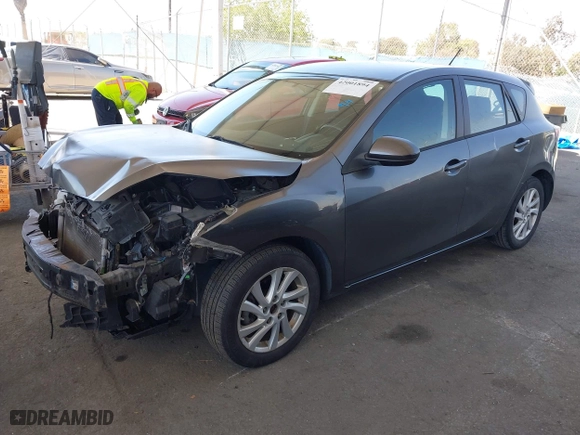 2012 Mazda Mazda3 i Touring with VIN JM1BL1L89C1679045, listed as a IAAI auction lot 42001894 with 151,233 mi miles. Bid and sale history available at carsss.com. Image 17.