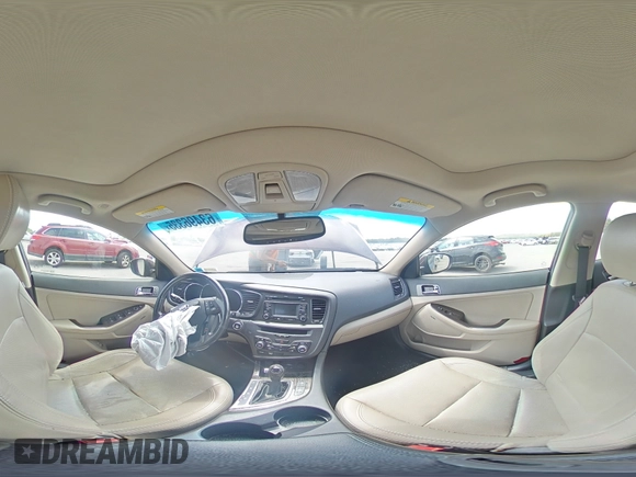 2013 Kia Optima EX with VIN 5XXGN4A77DG126248, listed as a Copart auction lot 63496335 with 149,848 mi miles and Salvage title. Bid and sale history available at DreamBid. Image 14.