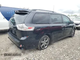 2015 Toyota Sienna SE with VIN 5TDXK3DC6FS689563, listed as a Copart auction lot 60798185 with 170,128 mi miles and Salvage title. Bid and sale history available at DreamBid. Image 3.