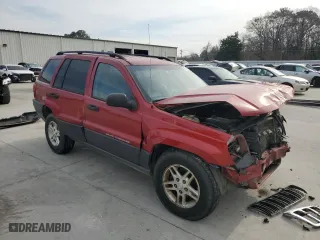 2004 Jeep Grand Cherokee Laredo with VIN 1J4GX48S14C302550, listed as a Copart auction lot 48757145 with 182,614 mi miles and Salvage Title. Bid and sale history available at carsss.com. Image 4.