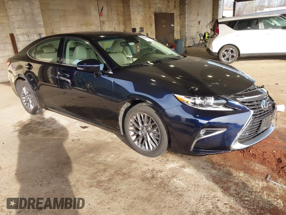 2018 Lexus ES with VIN 58ABK1GG7JU107539, listed as a IAAI auction lot 41762240 with 58,167 mi miles. Bid and sale history available at carsss.com. Image 1.