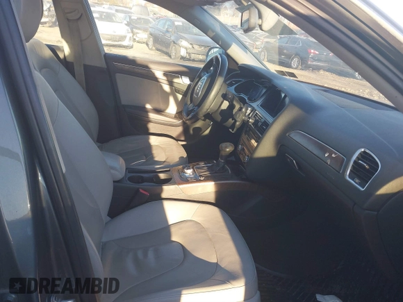 2013 Audi A4 Premium Plus with VIN WAUEFAFL3DN047850, listed as a IAAI auction lot 41451667 with 132,967 mi miles and . Bid and sale history available at DreamBid. Image 5.