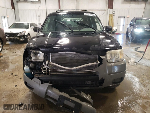 2001 Ford Escape XLS with VIN 1FMYU02121KA65155, listed as a Copart auction lot 42021865 with 0 mi miles and Non Repairable. Bid and sale history available at carsss.com. Image 5.