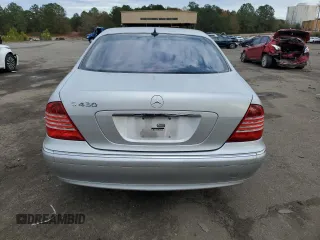 2003 Mercedes-Benz S-Class 4.3L with VIN WDBNG70JX3A334410, listed as a Copart auction lot 77460264 with 0 mi miles and Salvage Title. Bid and sale history available at carsss.com. Image 6.