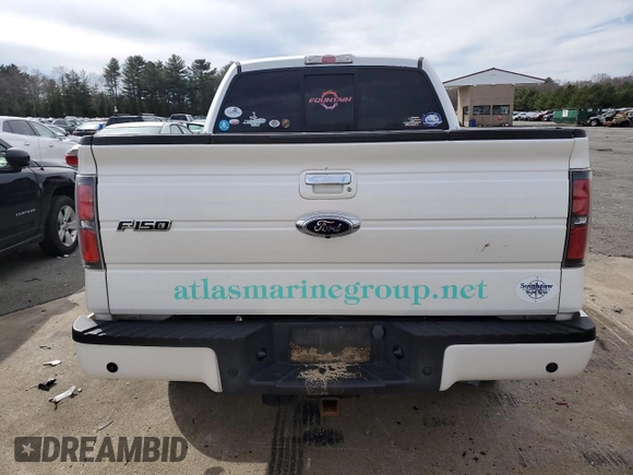 2011 Ford F-150 Lariat with VIN 1FTFW1E61BFA46657, listed as a Copart auction lot 49065675 with 195,338 mi miles and Clean Title. Bid and sale history available at carsss.com. Image 6.