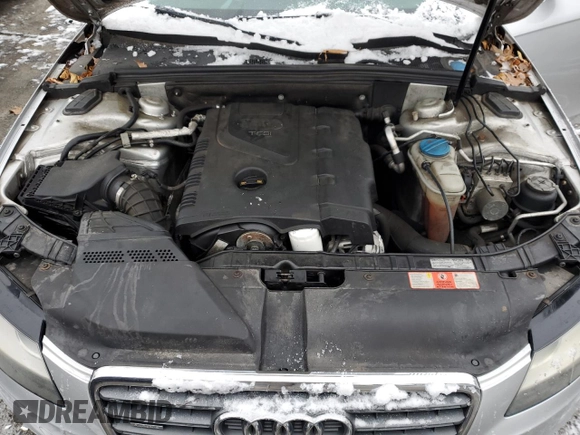 2009 Audi A4 2.0T Prem with VIN WAUVF78K19A189104, listed as a Copart auction lot 85190634 with 208,678 mi miles and Salvage Title. Bid and sale history available at carsss.com. Image 11.