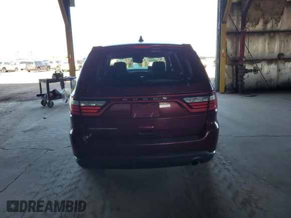 2020 Dodge Durango SXT with VIN 1C4RDHAGXLC352818, listed as a Copart auction lot 58450165 with Not provided miles and Salvage title. Bid and sale history available at DreamBid. Image 6.