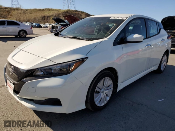 2025 Nissan LEAF S z VIN 1N4AZ1BV1SC562084, wystawiony jako Copart lot #53189765 z przebiegiem 7 953 mil mil oraz Szkoda całkowita • Salvage title. Historia ofert i sprzedaży dostępna na DreamBid. Obrazek 1.
