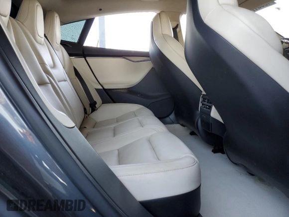 2018 Tesla Model S 75D with VIN 5YJSA1E48JF254615, listed as a Copart auction lot 49901715 with 109,694 mi miles and Salvage title. Bid and sale history available at DreamBid. Image 12.