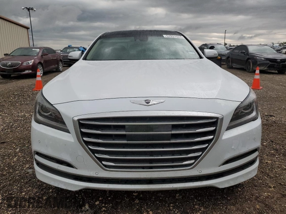 2015 Hyundai Genesis 3.8L with VIN KMHGN4JEXFU061998, listed as a Copart auction lot 57831524 with 82,310 mi miles and Clean Title. Bid and sale history available at carsss.com. Image 5.