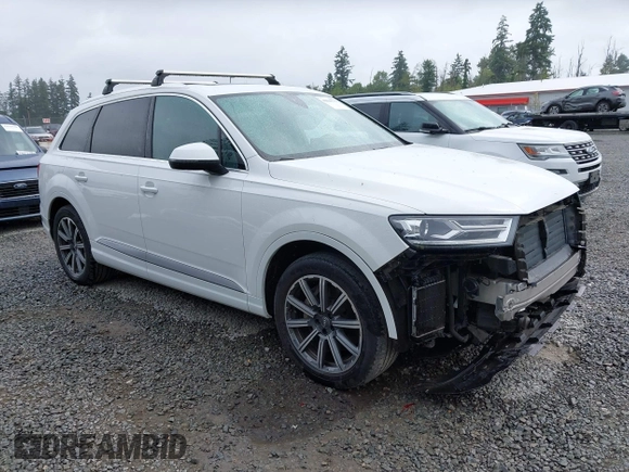 2017 Audi Q7 Premium Plus with VIN WA1LAAF78HD011055, listed as a IAAI auction lot 42509579 with 115,815 mi miles and . Bid and sale history available at DreamBid. Image 1.