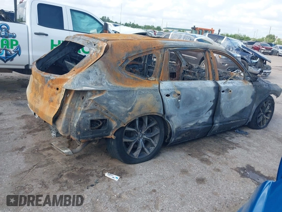 2022 Acura MDX Technology with VIN 5J8YE1H47NL040889, listed as a IAAI auction lot 42066154 with Not provided miles and . Bid and sale history available at DreamBid. Image 4.