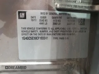 2012 Buick LaCrosse Leather z VIN 1G4GC5E39CF183241, wystawiony jako Copart lot #63792415 z przebiegiem 179 520 mil mil oraz Szkoda całkowita • Salvage title. Historia ofert i sprzedaży dostępna na DreamBid. Obrazek 12.