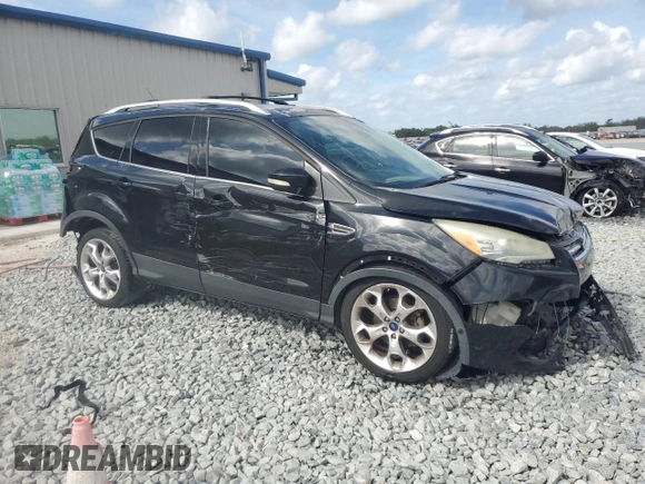 2014 Ford Escape Titanium with VIN 1FMCU0JX7EUA66831, listed as a Copart auction lot 51574815 with 204,150 mi miles and Salvage Title. Bid and sale history available at carsss.com. Image 4.