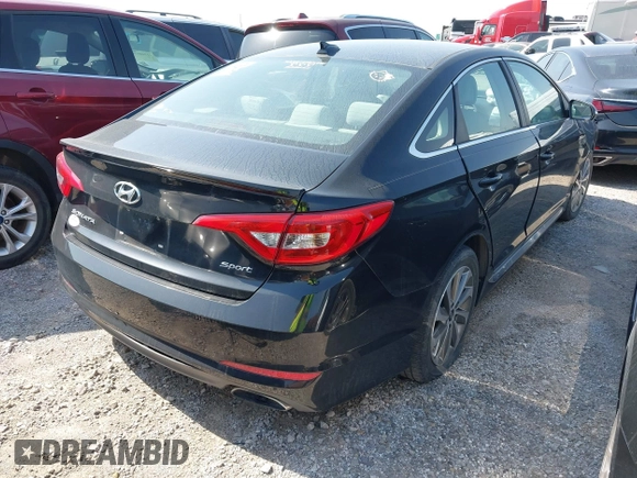 2016 Hyundai Sonata Sport with VIN 5NPE34AF3GH315671, listed as a IAAI auction lot 41729655 with 145,556 mi miles and . Bid and sale history available at DreamBid. Image 4.