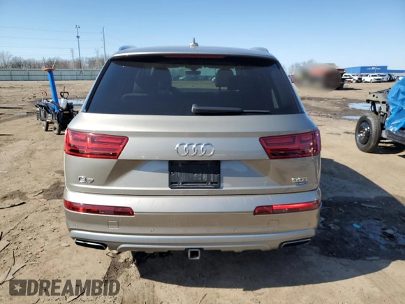 2017 Audi Q7 Premium Plus with VIN WA1LAAF73HD012839, listed as a Copart auction lot 51240635 with 100,628 mi miles and Clean Title. Bid and sale history available at carsss.com. Image 6.
