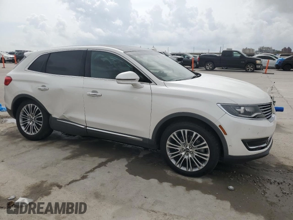 2016 Lincoln MKX Reserve with VIN 2LMTJ6LR9GBL24662, listed as a Copart auction lot 54235015 with 159,581 mi miles and Salvage Title. Bid and sale history available at DreamBid. Image 4.