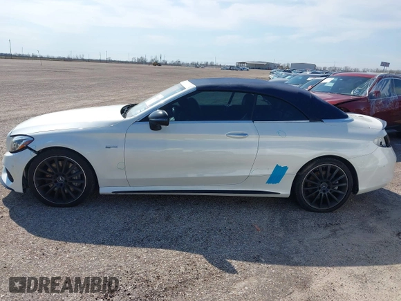 2018 Mercedes-Benz C 43 AMG with VIN WDDWK6EBXJF654008, listed as a IAAI auction lot 41403965 with 80,280 mi miles and . Bid and sale history available at DreamBid. Image 14.