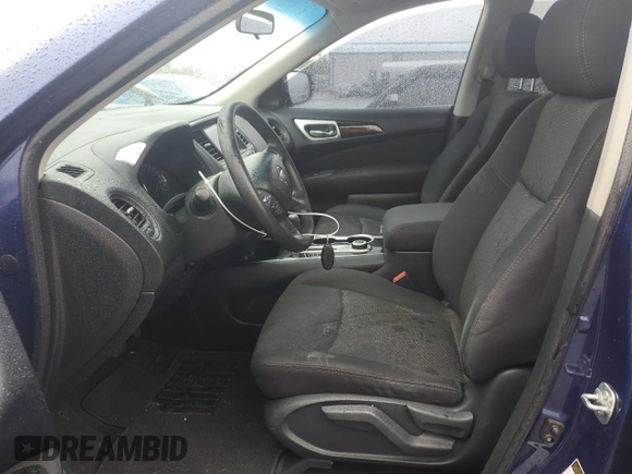 2017 Nissan Pathfinder S z VIN 5N1DR2MM1HC694901, wystawiony jako Copart lot #57759875 z przebiegiem 124 413 mil mil oraz Szkoda całkowita • Salvage title. Historia ofert i sprzedaży dostępna na DreamBid. Obrazek 7.