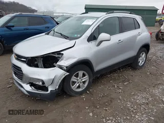 2017 Chevrolet Trax LT with VIN KL7CJPSB6HB133666, listed as a IAAI auction lot 41812766 with 80,376 mi miles. Bid and sale history available at carsss.com. Image 2.