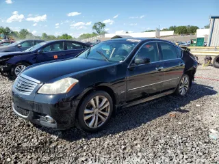 2008 Infiniti M with VIN JNKAY01E28M600190, listed as a Copart auction lot 57798385 with 263,436 mi miles and Salvage title. Bid and sale history available at DreamBid. Image 1.