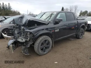 2018 Ram 1500 Big Horn with VIN 1C6RR7LM4JS346442, listed as a Copart auction lot 84896834 with 90,829 mi miles and Salvage Title. Bid and sale history available at carsss.com. Image 1.