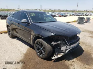 2017 BMW X6 xDrive35i with VIN 5UXKU2C36H0X46915, listed as a Copart auction lot 58133953 with 92,033 mi miles. Bid and sale history available at carsss.com. Image 4.