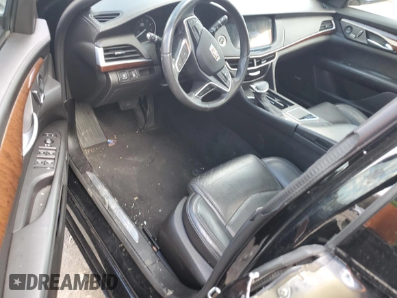 2017 Cadillac CT6 AWD with VIN 1G6KB5RS4HU197136, listed as a Copart auction lot 50876124 with Not provided miles and Salvage title. Bid and sale history available at DreamBid. Image 8.