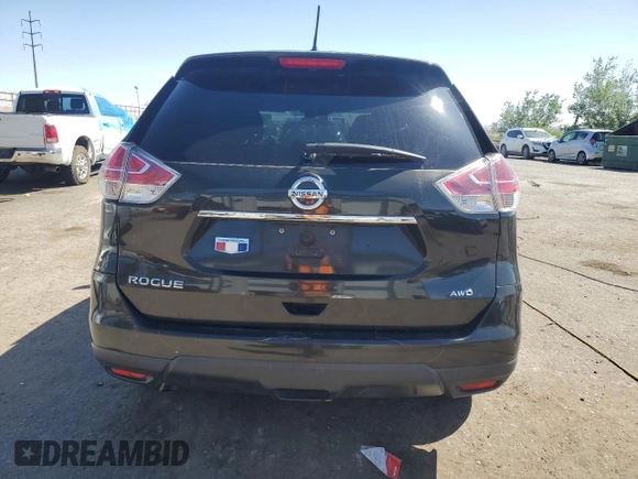 2016 Nissan Rogue SV z VIN KNMAT2MV5GP686972, wystawiony jako Copart lot #54417065 z przebiegiem 82 752 mil mil oraz Szkoda całkowita • Salvage title. Historia ofert i sprzedaży dostępna na DreamBid. Obrazek 6.