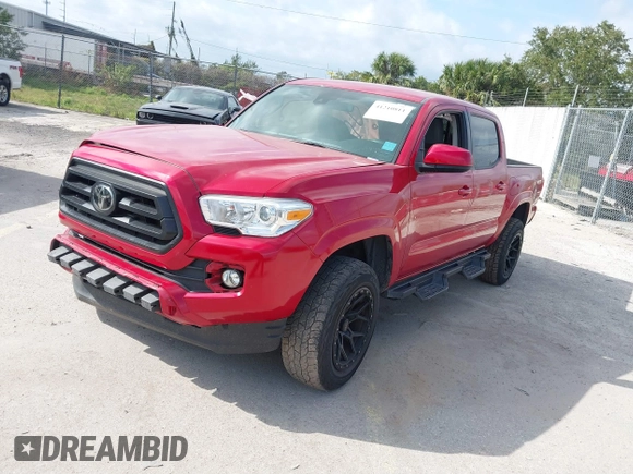 2022 Toyota Tacoma SR with VIN 3TYAX5GN1NT039848, listed as a IAAI auction lot 41210811 with 93,670 mi miles and . Bid and sale history available at DreamBid. Image 17.
