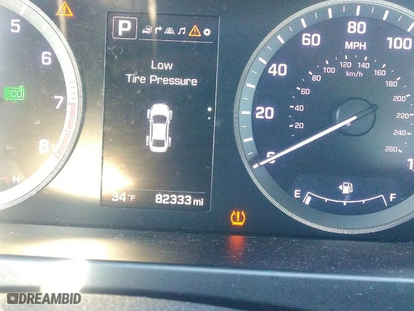 2016 Hyundai Sonata 2.4L Sport with VIN 5NPE34AF3GH415236, listed as a IAAI auction lot 41635896 with 82,333 mi miles. Bid and sale history available at carsss.com. Image 15.
