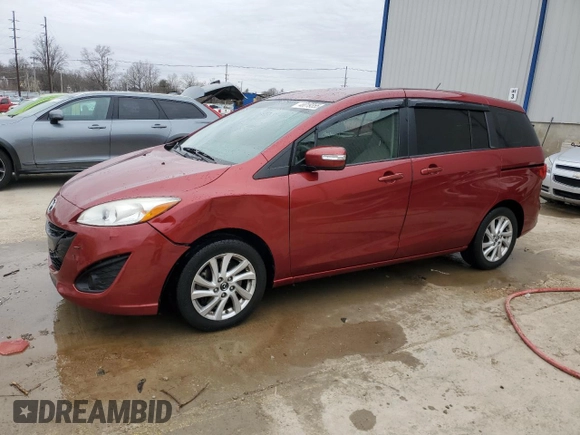 2015 Mazda 5 Sport with VIN JM1CW2BL3F0180789, listed as a Copart auction lot 48019355 with 111,247 mi miles and Salvage Title. Bid and sale history available at DreamBid. Image 1.