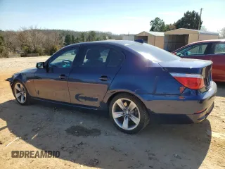 2009 BMW 5 Series 528i with VIN WBANU53589C122872, listed as a Copart auction lot 46658035 with 194,383 mi miles and Salvage Title. Bid and sale history available at carsss.com. Image 2.