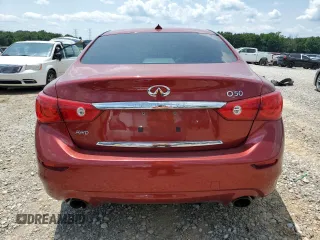 2014 Infiniti Q50 Premium with VIN JN1BV7ARXEM684039, listed as a Copart auction lot 59368355 with 146,546 mi miles and Clean title. Bid and sale history available at DreamBid. Image 6.