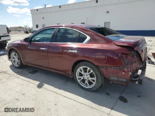 2012 Nissan Maxima 3.5 S with VIN 1N4AA5AP7CC811653, listed as a Copart auction lot 50008455 with 267,605 mi miles and Salvage Title. Bid and sale history available at carsss.com. Image 2.