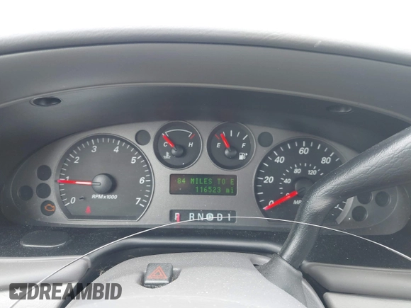 2005 Mercury Sable GS with VIN 1MEFM50U55A627291, listed as a IAAI auction lot 42756662 with 116,523 mi miles and . Bid and sale history available at DreamBid. Image 7.