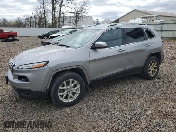 2017 Jeep Cherokee Latitude with VIN 1C4PJMCB1HW612099, listed as a Copart auction lot 52870225 with 69,442 mi miles and Salvage Title. Bid and sale history available at carsss.com. Image 1.
