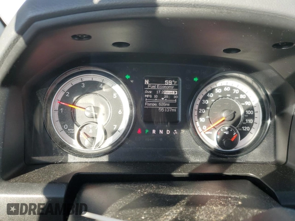 2020 Ram 1500 Tradesman z VIN 3C6JR6DT0LG138856, wystawiony jako Copart lot #81041414 z przebiegiem 55 137 mil mil oraz Szkoda całkowita • Salvage title. Historia ofert i sprzedaży dostępna na DreamBid. Obrazek 9.