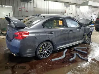2020 Subaru WRX STI with VIN JF1VA2E6XL9829157, listed as a Copart auction lot 45809505 with 0 mi miles and Salvage Title. Bid and sale history available at carsss.com. Image 3.