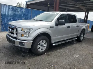 2017 Ford F-150 XL with VIN 1FTEW1CG3HFA76243, listed as a Copart auction lot 59587445 with 99,955 mi miles and Salvage title. Bid and sale history available at DreamBid. Image 1.